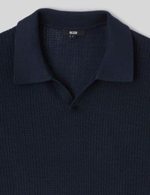 Polo maille ajour&eacute;e