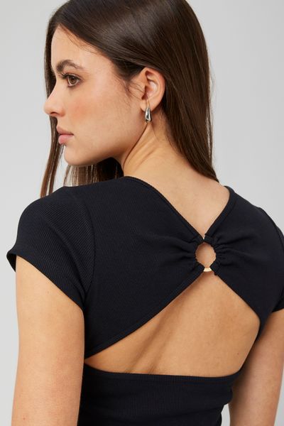 T-shirt dos nu bijou