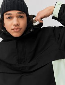 Blouson pop over colorblock