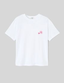 T-shirt imprim&eacute; devant / dos