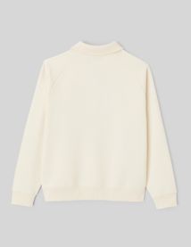 Sweat col polo zipp&eacute;