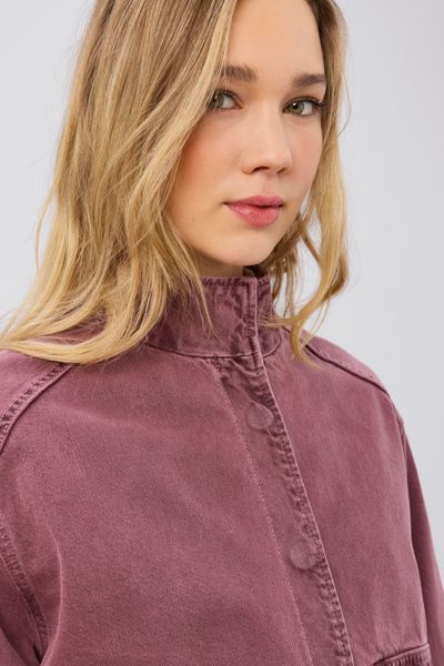 Veste col montant