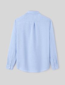Chemise coton lin unie