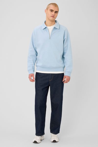 Sweat col polo zipp&eacute;