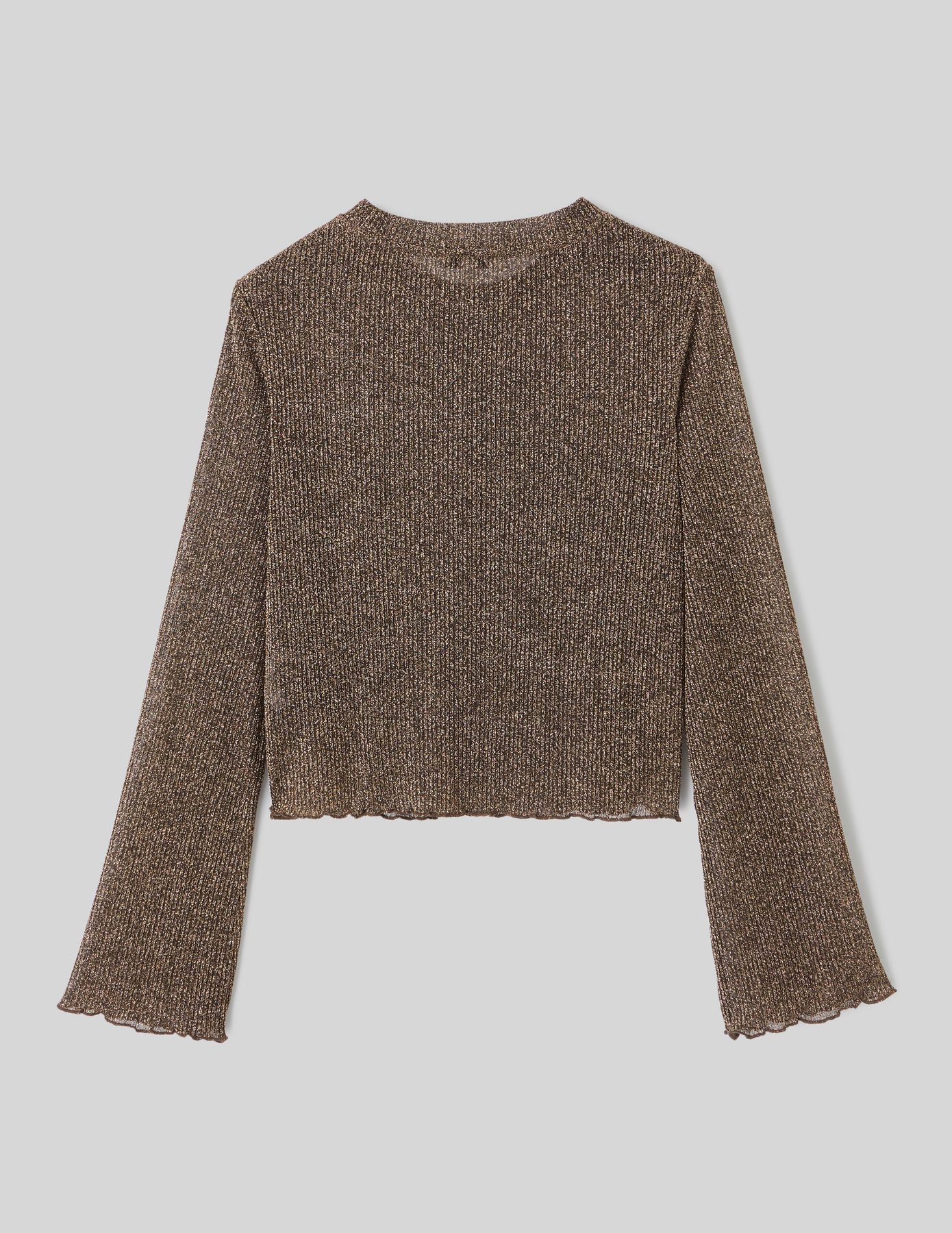 T-shirt résille pailleté