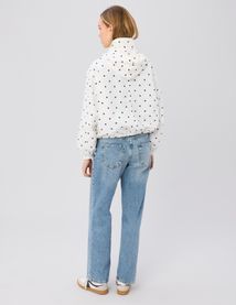 Blouson l&eacute;ger imprim&eacute; pois