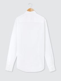 Chemise unie ajustée