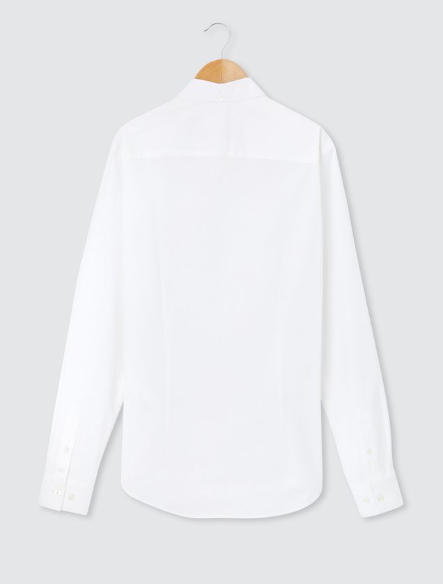 Chemise unie ajustée