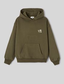 Sweat &agrave; capuche imprim&eacute;