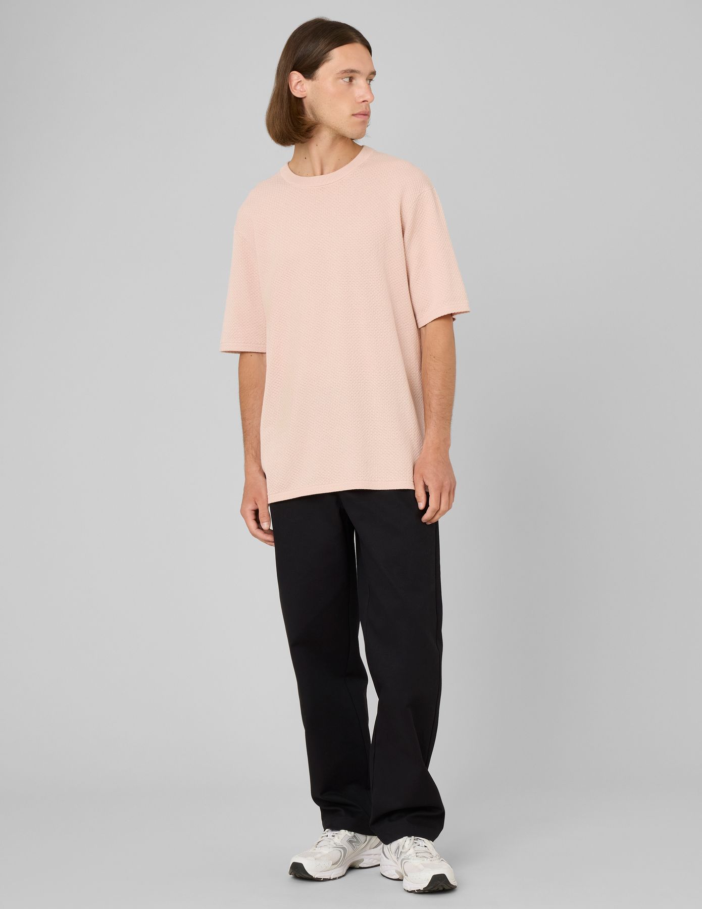 T-shirt maille textur&eacute;e