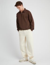 Sweat col polo