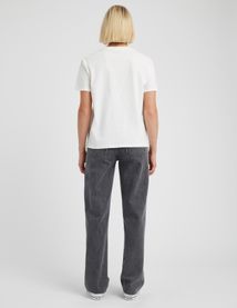 T-shirt brod&eacute;