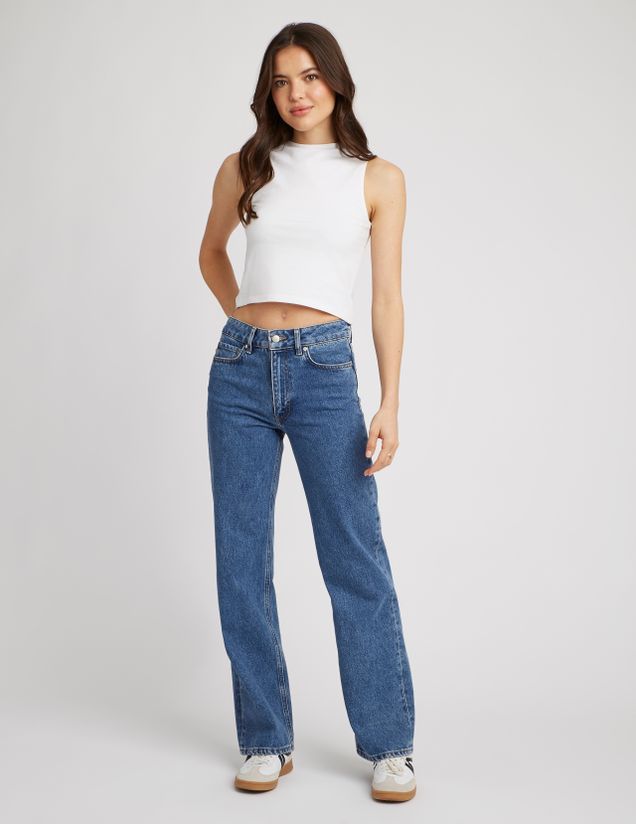 Jean straight taille standard