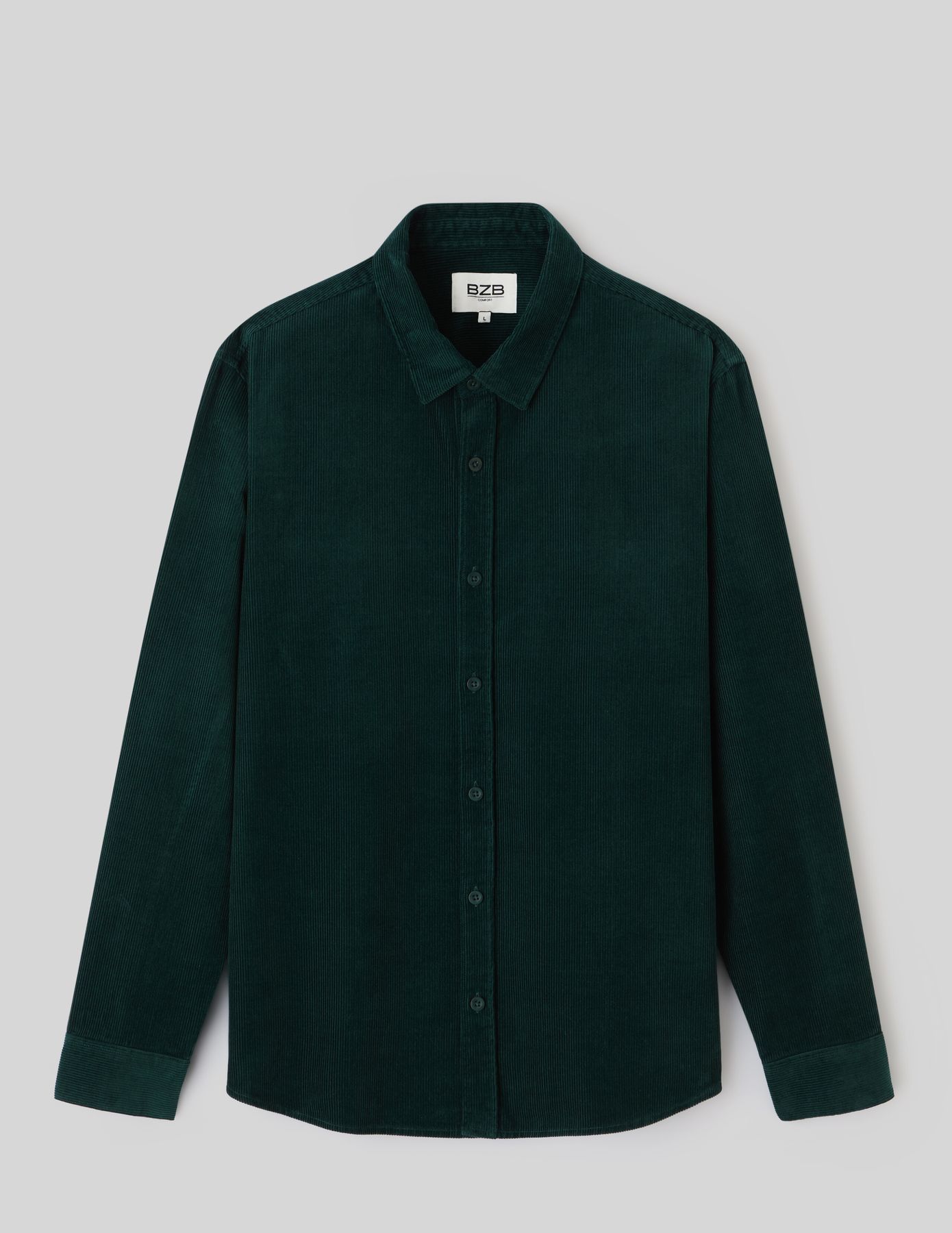 Chemise velours unie
