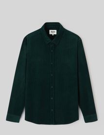 Chemise velours unie