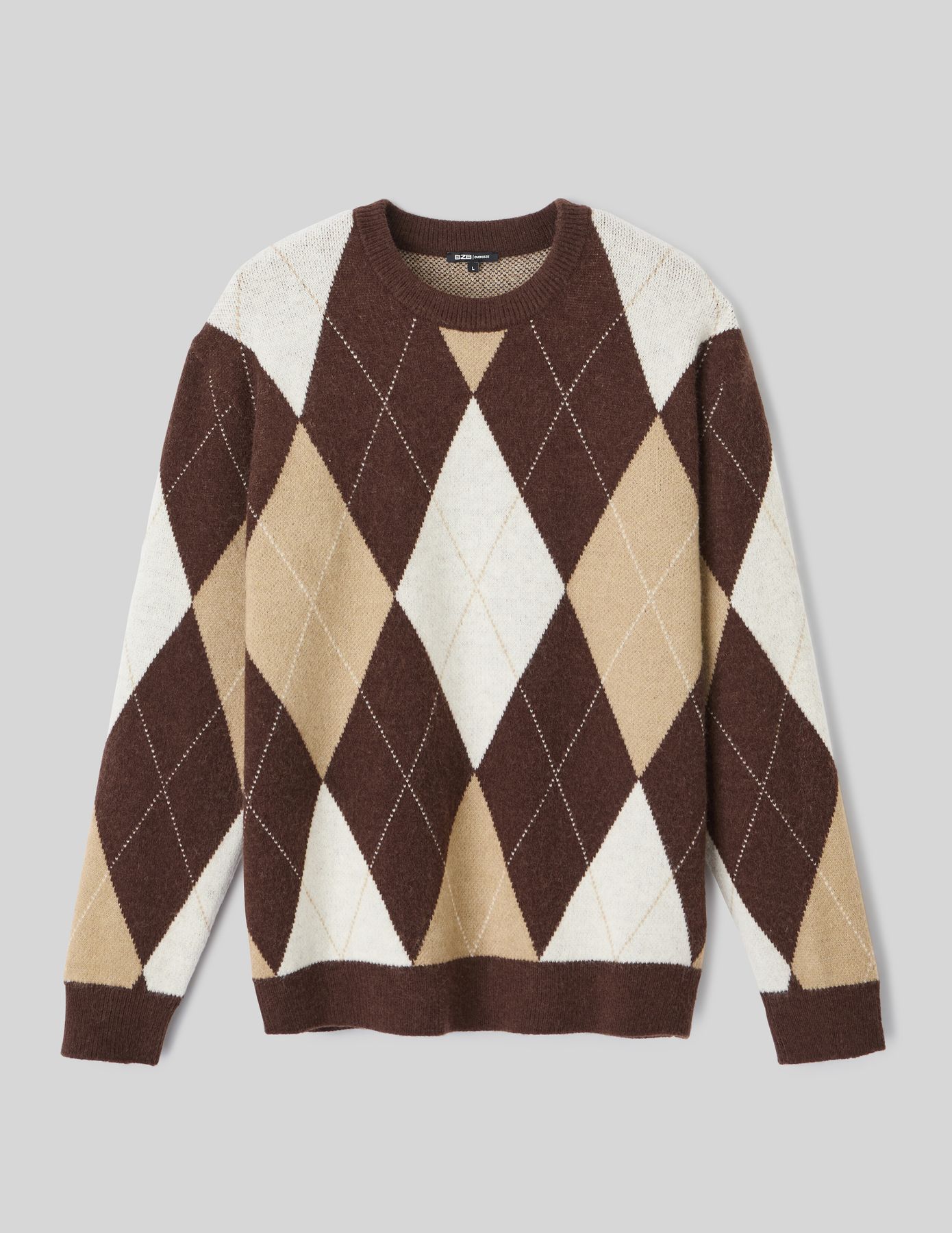 Pull à motif losange