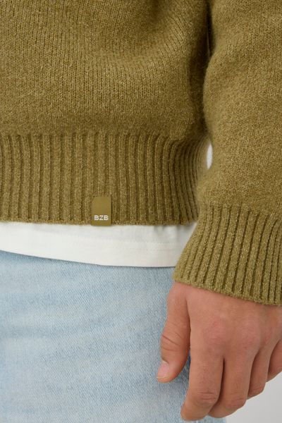 Pull col polo zippé
