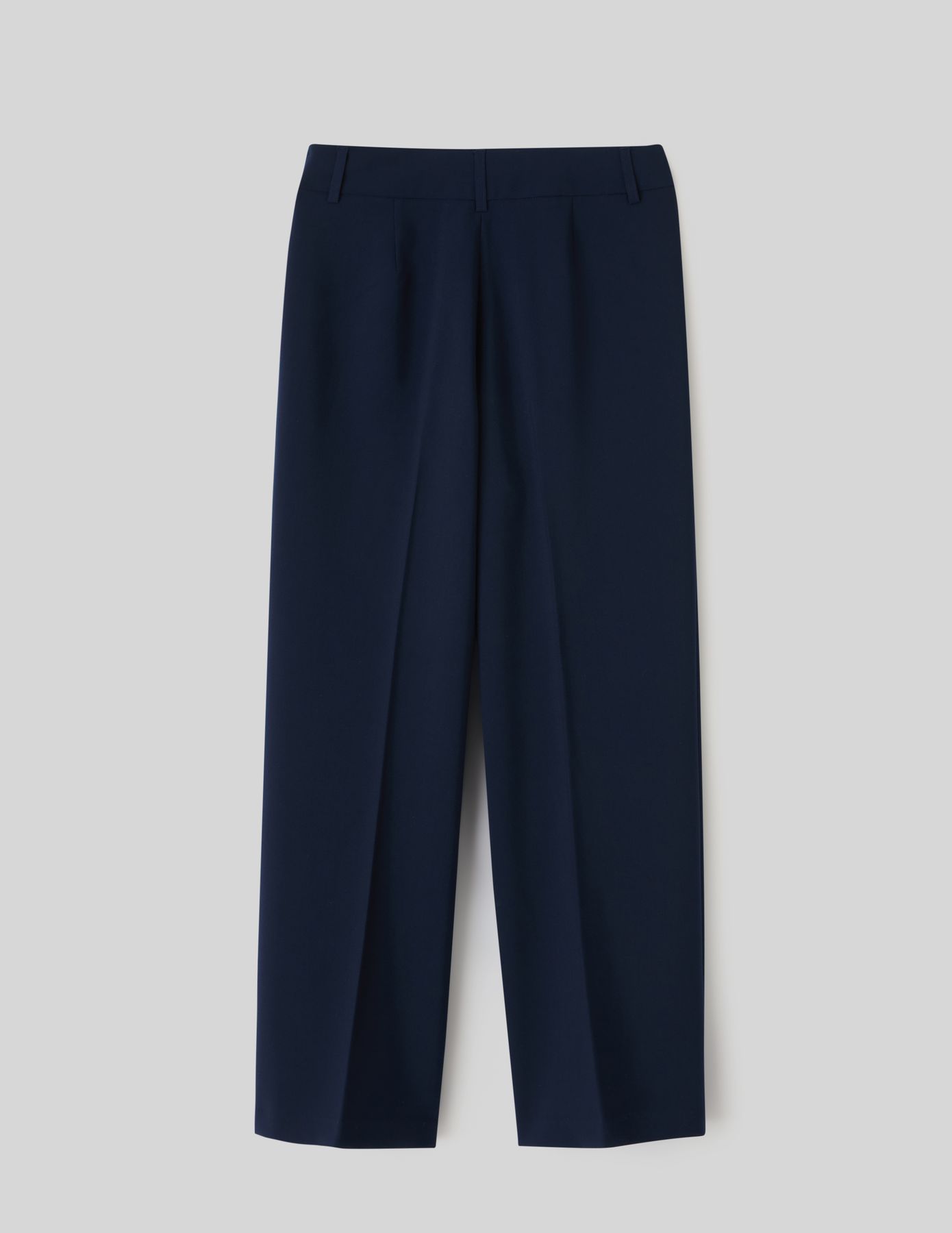 Pantalon tailleur poches plaquées