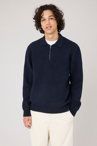 Pull col polo zippé
