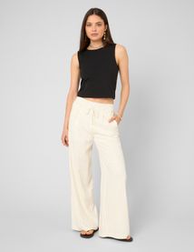 Pantalon fluide ray&eacute;