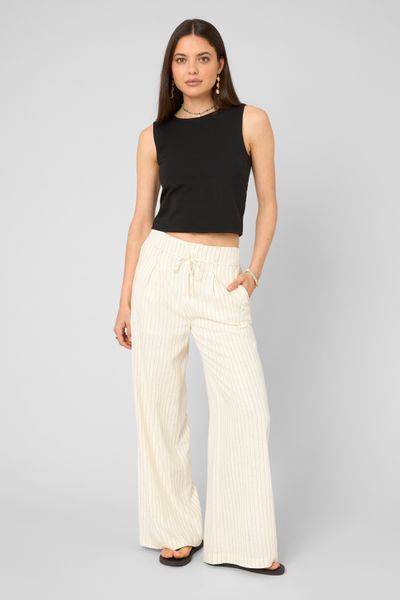 Pantalon fluide ray&eacute;