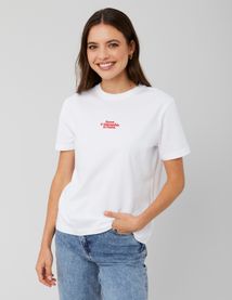T-shirt imprim&eacute; devant/dos
