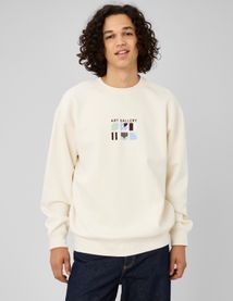 Sweat imprim&eacute; poitrine