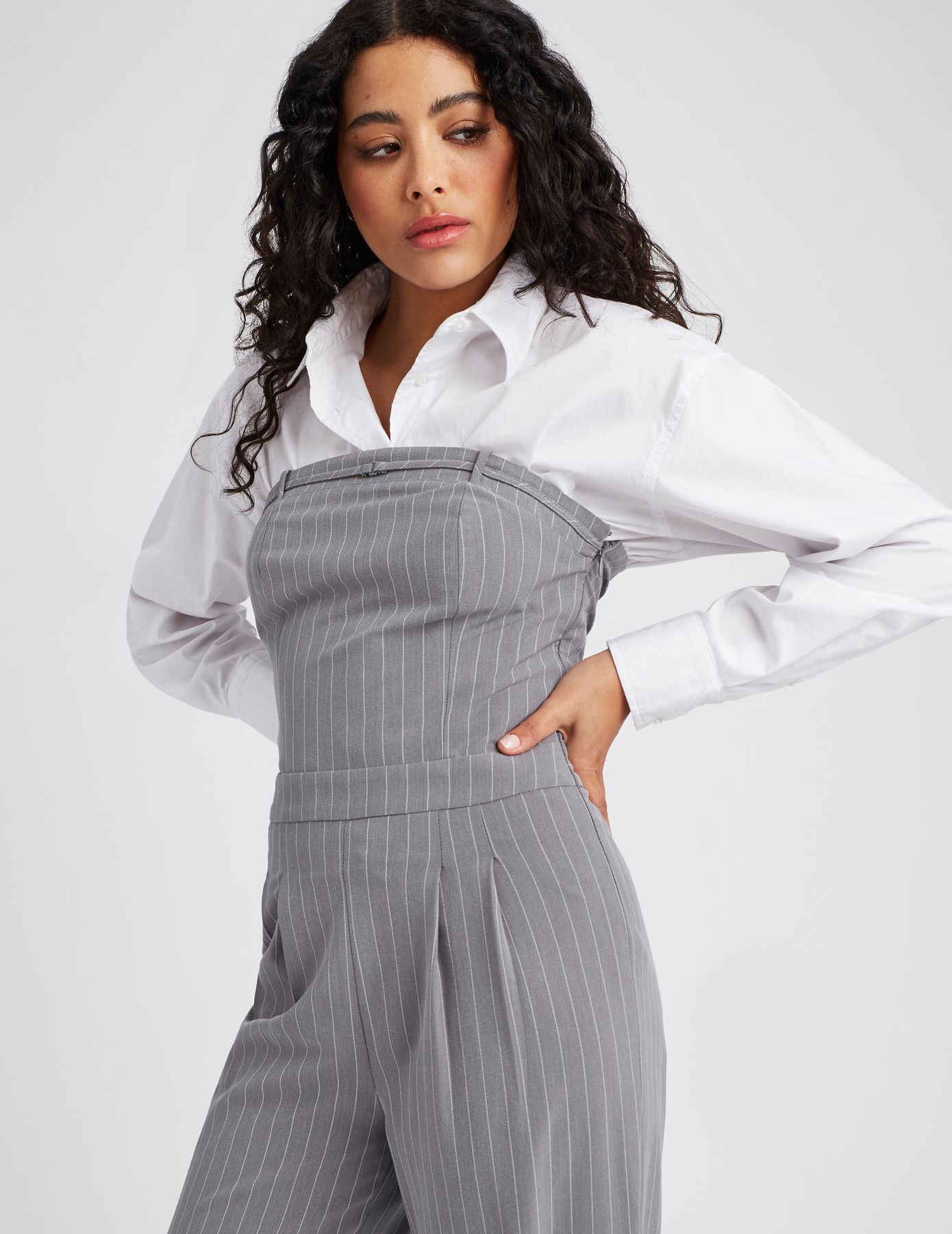 Combinaison pantalon à rayures