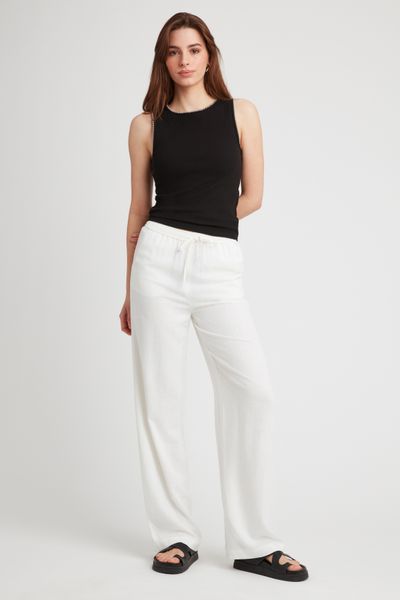 Pantalon fluide droit
