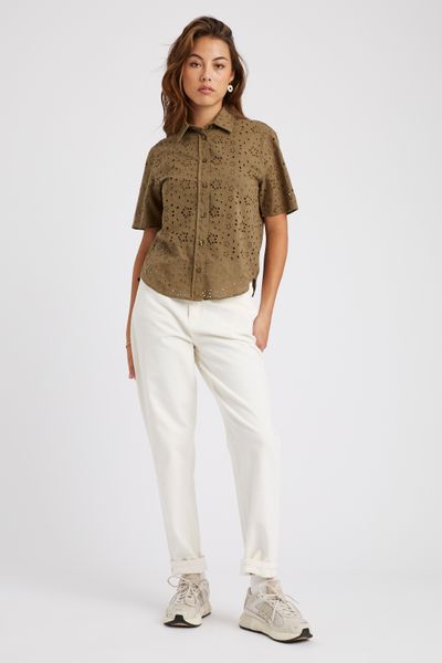 Chemisette broderie anglaise