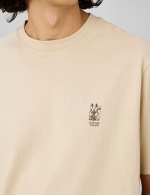 T-shirt imprim&eacute; poitrine
