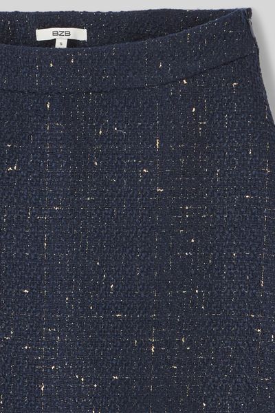Jupe patineuse en tweed