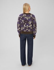 Pull jacquard floral