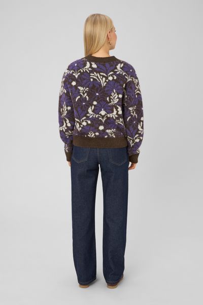 Pull jacquard floral