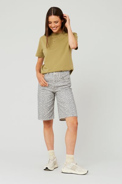 Bermuda l&eacute;opard en twill