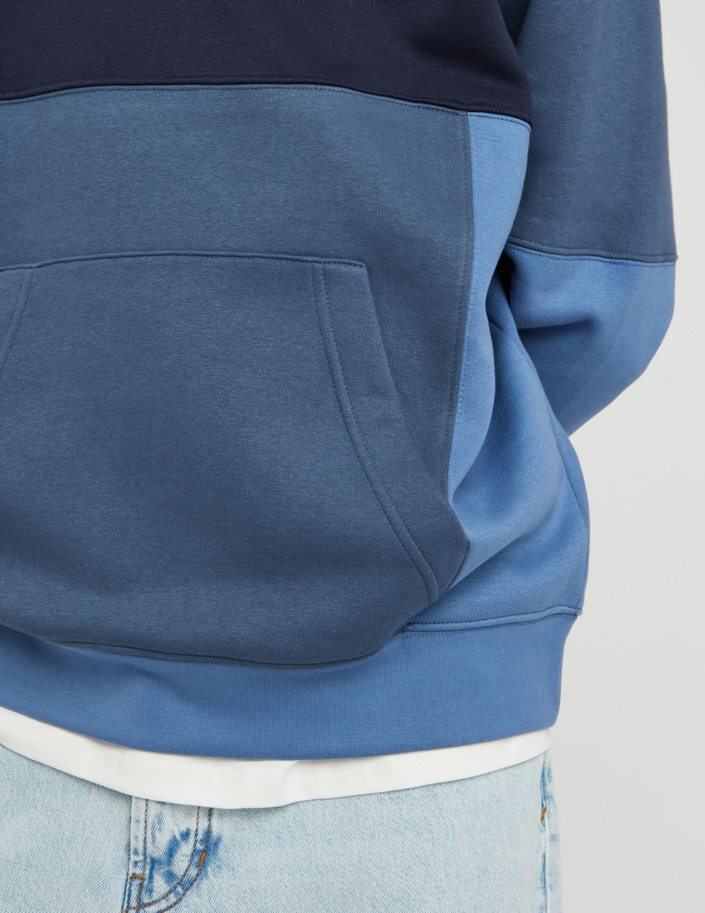 Sweat à capuche colorblock