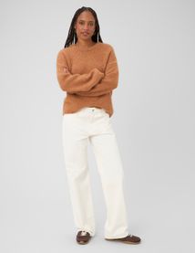 Pull col rond premium