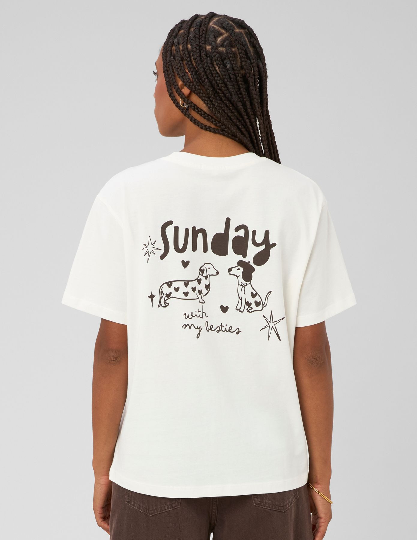 T-shirt imprim&eacute; devant/dos