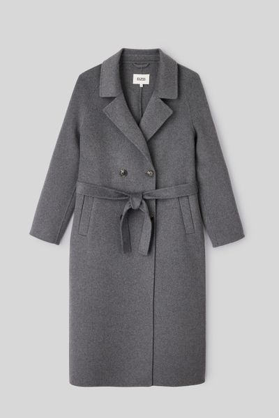 Manteau long en laine