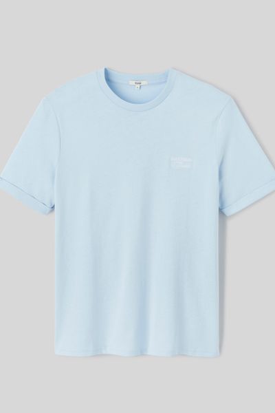 T-shirt broderie poitrine