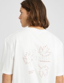 T-shirt imprim&eacute; dos