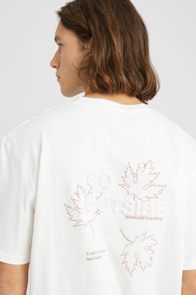 T-shirt imprim&eacute; dos