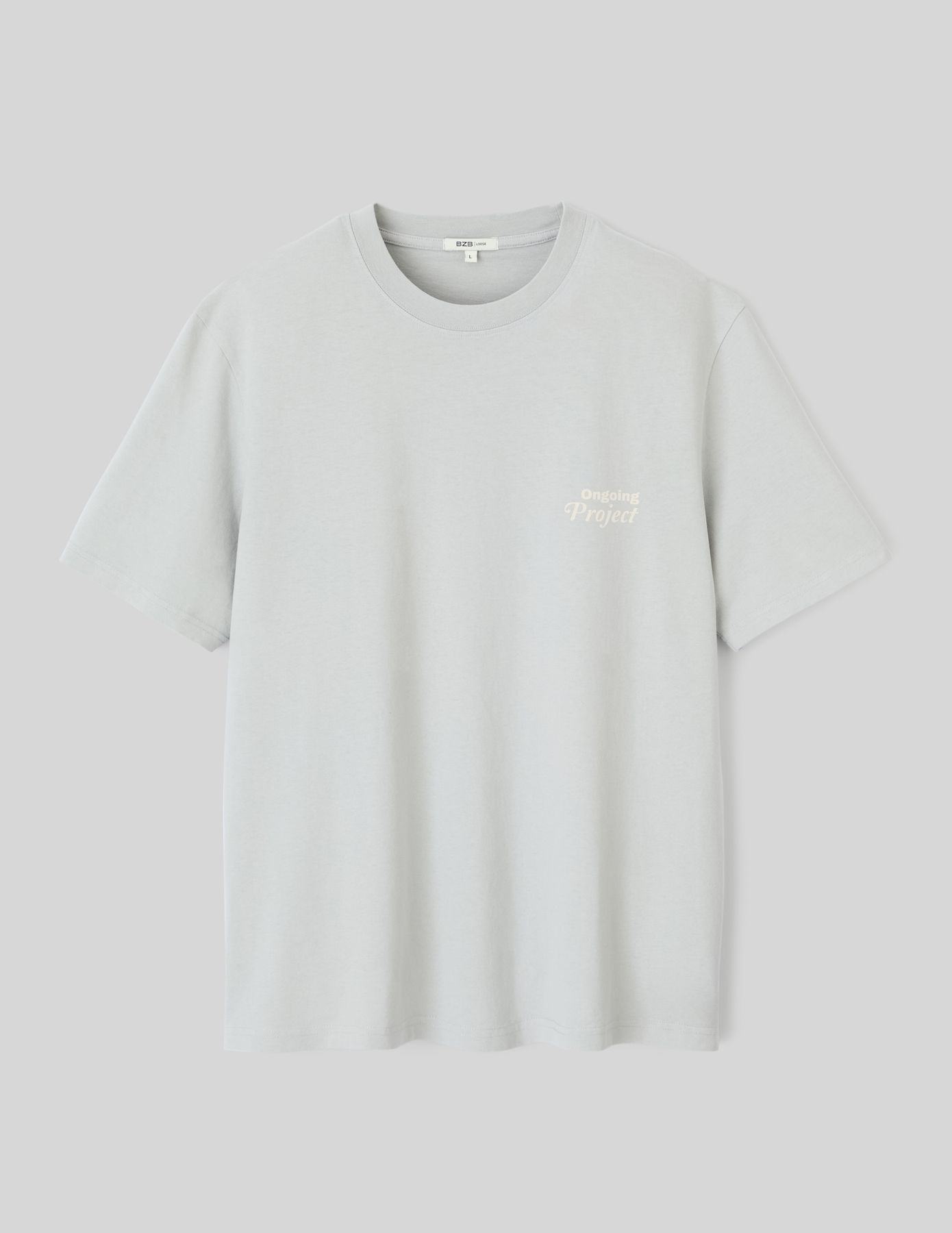 T-shirt garment dye imprimé