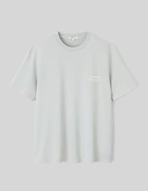 T-shirt garment dye imprimé