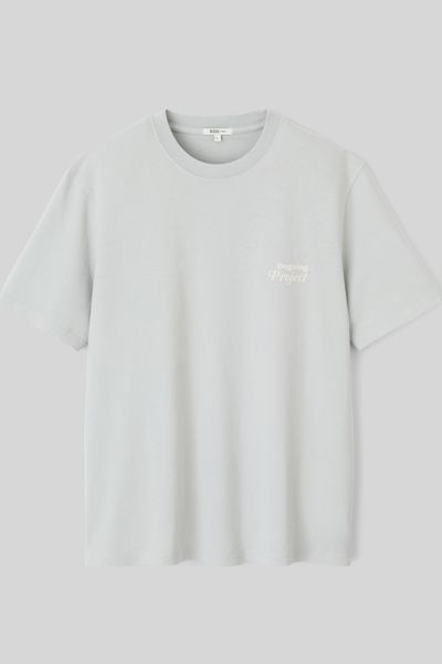 T-shirt garment dye imprimé