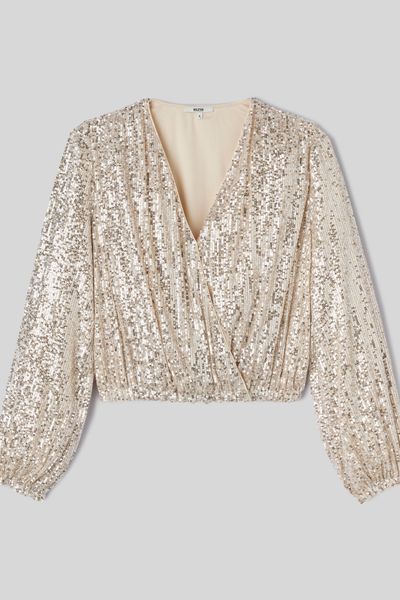 Blouse &agrave; sequins