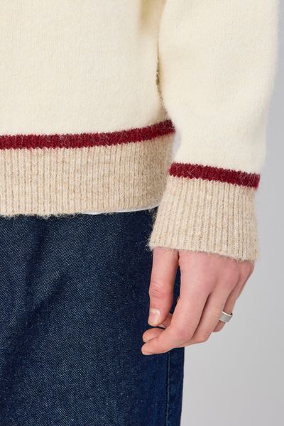 Pull col V contrast&eacute;