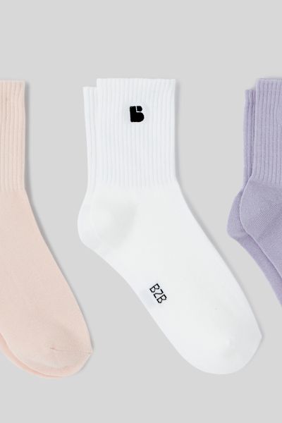 Lot de 3 paires de chaussettes unies