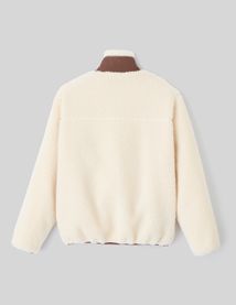 Blouson zippé sherpa