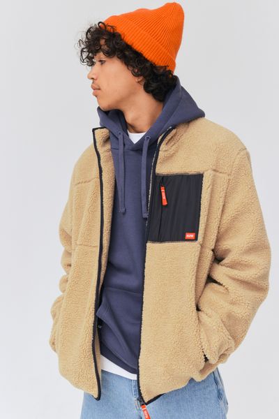 Blouson sherpa zipp&eacute;